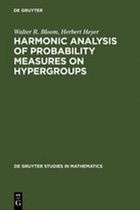 Abbildung von: Harmonic Analysis of Probability Measures on Hypergroups - De Gruyter