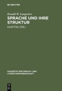 Cover: Sprache und ihre Struktur - De Gruyter Mouton
