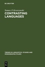 Cover: Contrasting Languages - De Gruyter Mouton