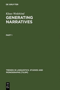 Enlarge image Cover: Generating Narratives - De Gruyter Mouton