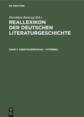 Cover: Abenteuerroman - Hyperbel - De Gruyter