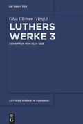 Cover: Schriften von 1524-1528 - De Gruyter
