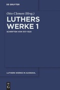 Cover: Schriften von 1517-1520 - De Gruyter