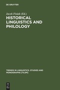 Cover: Historical Linguistics and Philology - De Gruyter Mouton