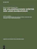 Cover: Die Bezeichnung f&uuml;r soziale St&auml;nde, Schichten und Gruppen in den Leges Barbarorum - De Gruyter