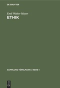 Cover: Ethik - De Gruyter