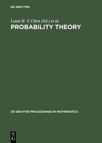 Enlarge image Cover: Probability Theory - De Gruyter