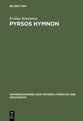 Cover: Pyrsos Hymnon - De Gruyter