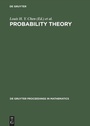 Cover: Probability Theory - De Gruyter