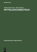 Cover: Mittelhochdeutsch - De Gruyter Mouton