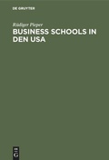 Cover: Business schools in den USA - De Gruyter