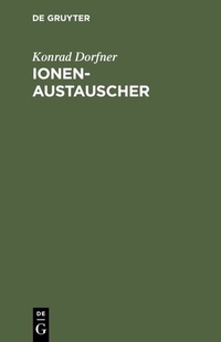 Abbildung von: Ionenaustauscher - De Gruyter