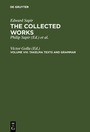 Cover: Takelma Texts and Grammar - De Gruyter Mouton