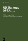 Cover: American Indian Languages 1 - De Gruyter Mouton