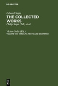 Cover: Edward Sapir: The Collected Works of Edward Sapir / Takelma Texts and Grammar - De Gruyter Mouton
