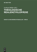 Cover: Kirchenrechtsquellen - Kreuz - De Gruyter