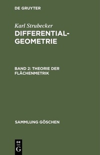 Abbildung von: Theorie der Flächenmetrik - De Gruyter