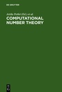 Cover: Computational Number Theory - De Gruyter
