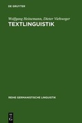 Cover: Textlinguistik - De Gruyter