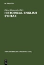 Cover: Historical English Syntax - De Gruyter Mouton