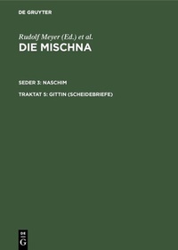 Enlarge image Cover: Gittin (Scheidebriefe) - De Gruyter