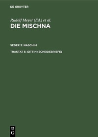 Enlarge image Cover: Gittin (Scheidebriefe) - De Gruyter