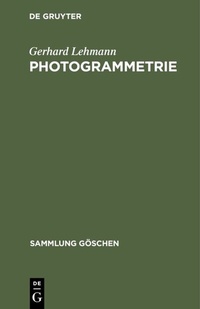 Abbildung von: Photogrammetrie - De Gruyter