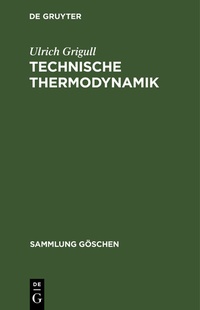 Abbildung von: Technische Thermodynamik - De Gruyter