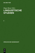 Cover: Linguistische Studien / Linguistische Studien. 2 - De Gruyter