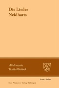 Cover: Die Lieder Neidharts - De Gruyter