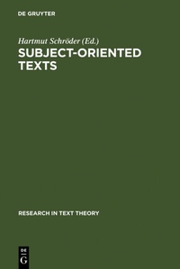 Abbildung von: Subject-oriented Texts - De Gruyter