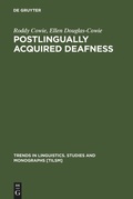 Cover: Postlingually Acquired Deafness - De Gruyter Mouton