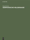 Cover: Germanische Heldensage - De Gruyter