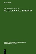Cover: Autolexical Theory - De Gruyter Mouton