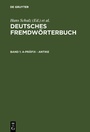 Cover: a-Pr&auml;fix - Antike - De Gruyter