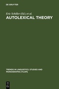 Cover: Autolexical Theory - De Gruyter Mouton
