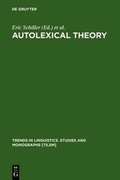 Cover: Autolexical Theory - De Gruyter Mouton
