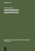 Cover: Dependenzgrammatik - De Gruyter
