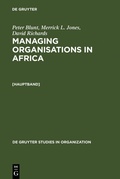 Cover: Managing Organisations in Africa - De Gruyter