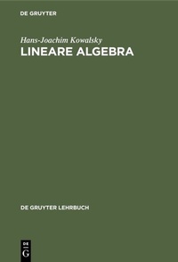 Abbildung von: Lineare Algebra - De Gruyter