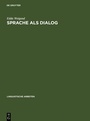 Cover: Sprache als Dialog - De Gruyter