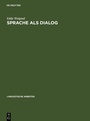Cover: Sprache als Dialog - De Gruyter