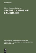 Cover: Status Change of Languages - De Gruyter