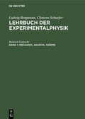 Cover: Mechanik, Akustik, W&auml;rme - De Gruyter