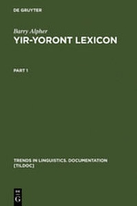 Abbildung von: Yir-Yoront Lexicon - De Gruyter Mouton