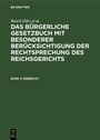 Cover: Das B&uuml;rgerliche Gesetzbuch mit besonderer Ber&uuml;cksichtigung der Rechtsprechung... / Erbrecht - De Gruyter