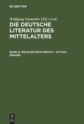 Cover: 'Revaler Rechtsbuch' - Sittich, Erhard - De Gruyter