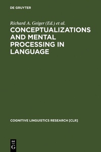 Enlarge image Cover: Conceptualizations and Mental Processing in Language - De Gruyter Mouton