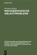 Cover: Indogermanische Ablautprobleme - De Gruyter Mouton