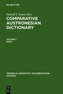 Cover: Comparative Austronesian Dictionary - De Gruyter Mouton
